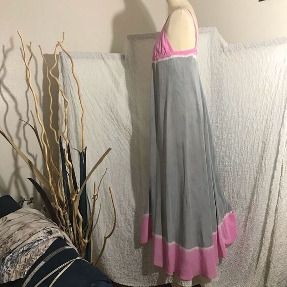 Gypsy 05  100% Silk Tie Dye Maxi Dress  Size XS - Picture 6 of 14